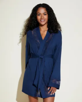 Allure Sleep Robe | Navy