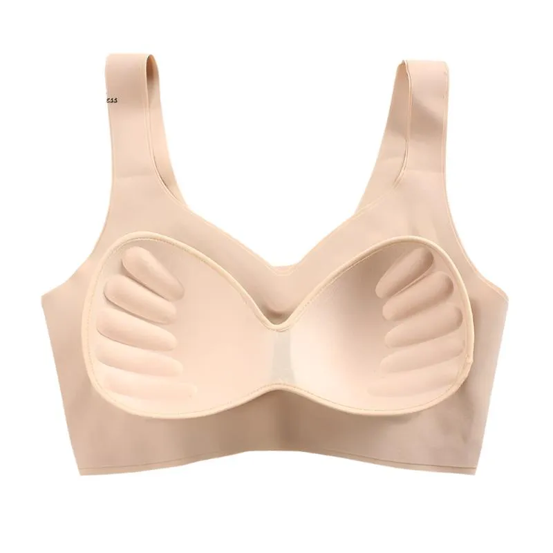 Comfortable Sexy Women's Seamless Push Up Bras Solid Color