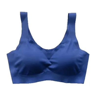 Comfortable Sexy Women's Seamless Push Up Bras Solid Color