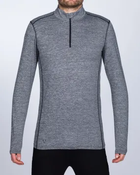 Girav Tall Quarter-Zip Baselayer (anthracite)