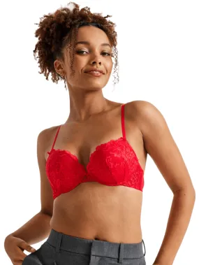 Kayser Brazilian Push Up Bra - Red